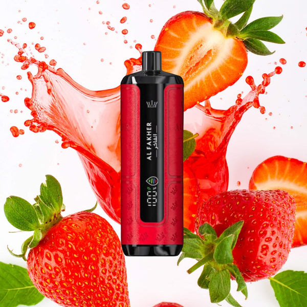 Al Fakher CROWN BAR(アルファーヘル クラウンバー)15000 HYPER MAX/ストロベリーパンチ