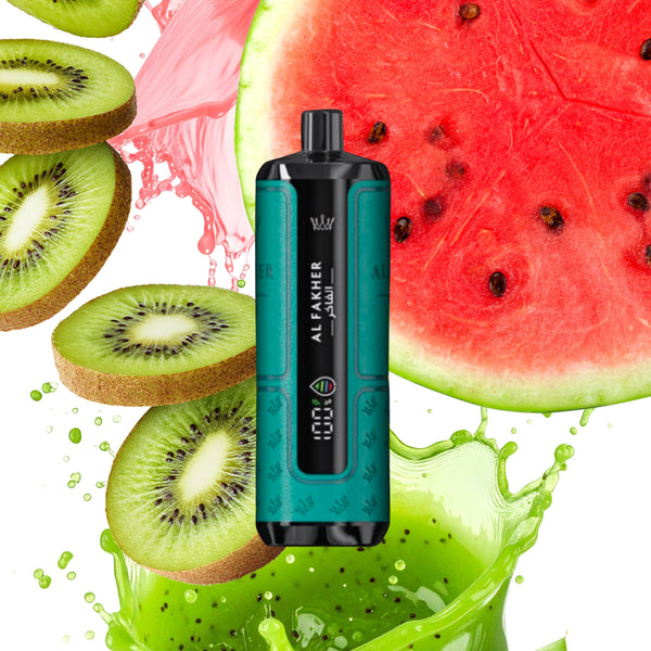 Al Fakher CROWN BAR（アルファーヘル クラウンバー）15000 HYPER MAX/スイカ&キウイ